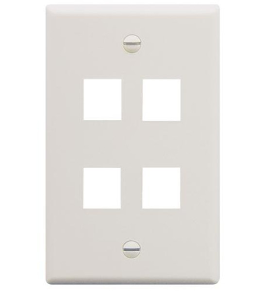 ICC IC107F04WH - 4Port Face White