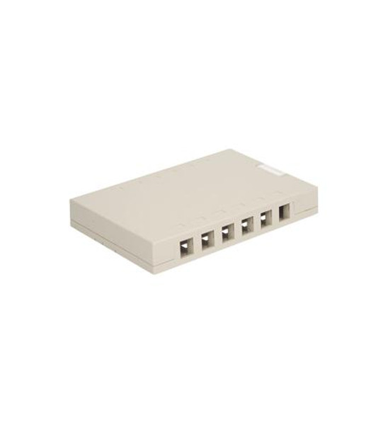 ICC SURFACE MOUNT BOX- 12-PORT- WHITE