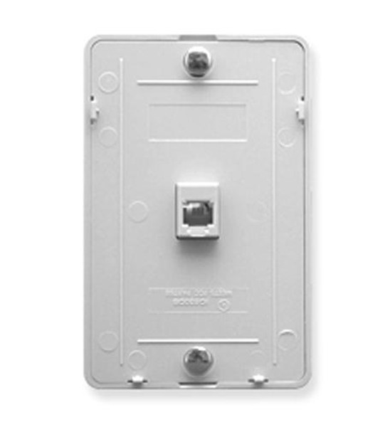 ICC Wall Plate IDC 6P6C - White