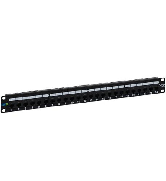 ICC PATCH PANEL- CAT 6A- 24-PORT- 1 RMS