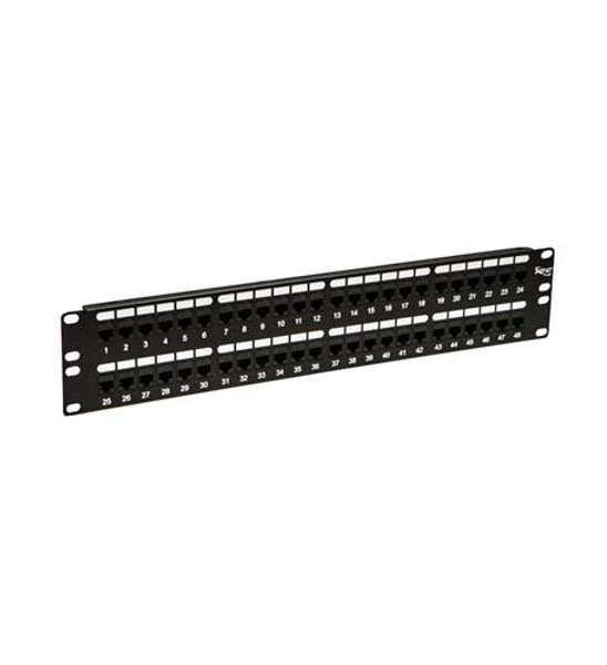 ICC PATCH PANEL-CAT 6- FEED-THRU 48-P-2RMS