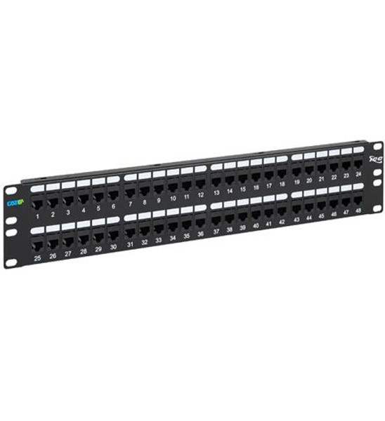 ICC PATCH PANEL-CAT6A- FEED-THRU 48-P-2RMS