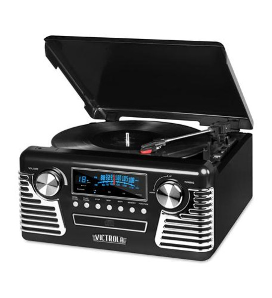 Innovative Technology Bluetooth Stereo Turntable with CD