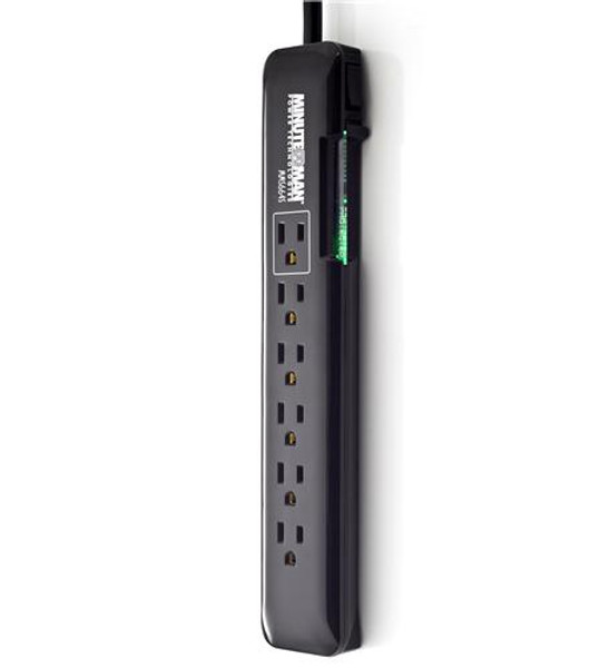 MINUTEMAN UPS Slimline 6 Outlet Surge Strip- 1080J