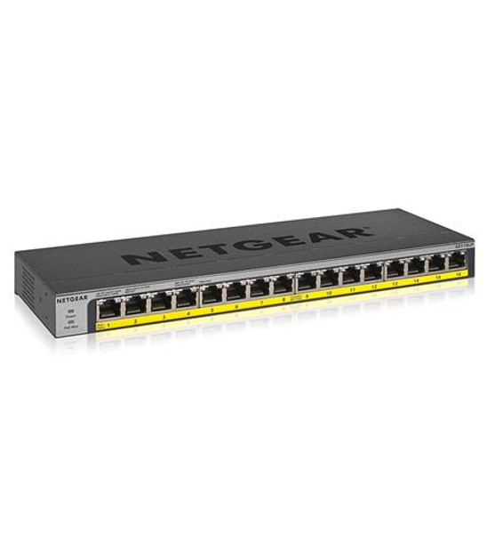 Netgear 16-Port PoE/PoE+ Gigabit Ethernet UnMgd.