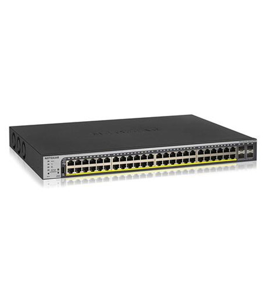 Netgear 48 PORT GIGABIT POE SMART MGD 4 SFP