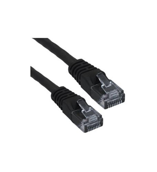 Wavenet CAT6 PATCH CORD BOOTED 1' BLACK