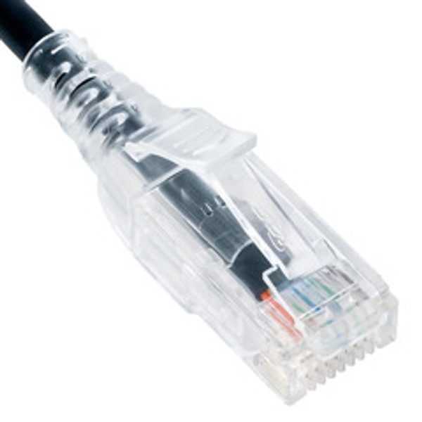 ICC PATCH CORD- CAT 6 SLIM CLEAR SR 10PK 1FT