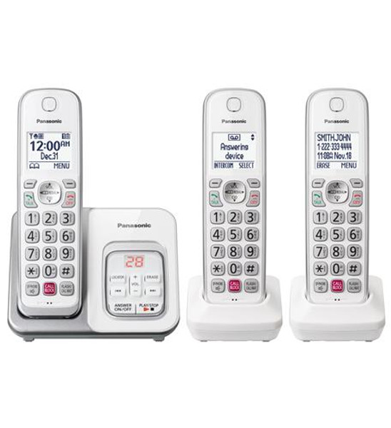 3 Handset DECT 6.0 Exp Cordless Phone