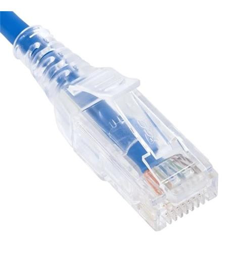 PATCH CORD CAT 6 SLIM CLEAR SR 10PK 10FT