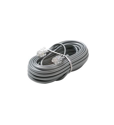 25ft 4C Modular Flat Telephone Line Cord