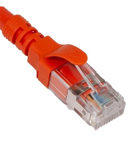 PATCH CORD, CAT6A, U/FTP, 1',10PK,OR