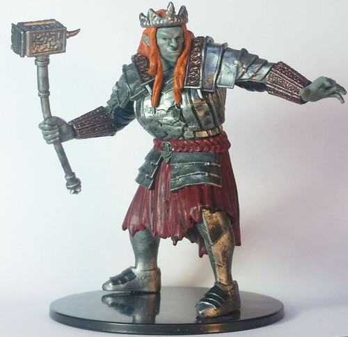 Fire Giant with hammer Dungeons & Dragons miniature from Icons of the Realms Storm King's Thunder set.