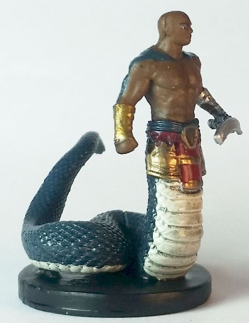 Yuan-ti Malison with snake tail Dungeons & Dragons miniature from Icons of the Realms Storm King's Thunder set.