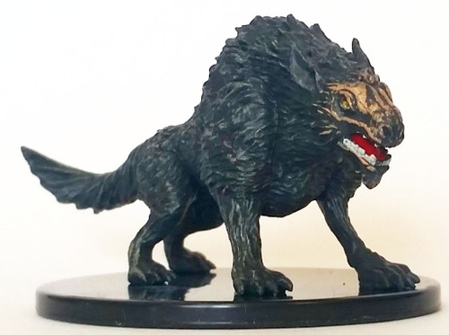 Worg Dungeons & Dragons miniature from Icons of the Realms Monster Menagerie 2 set.