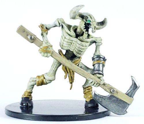 Minotaur Skeleton (Great Axe) Dungeons & Dragons miniature from Icons of the Realms Waterdeep Dungeon of the Mad Mage set.