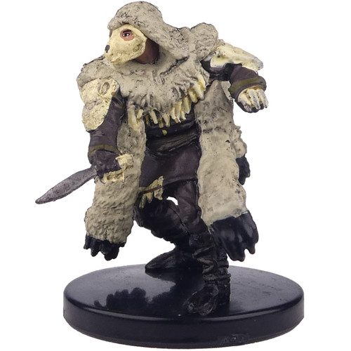 Reghed Nomad with Cage Dungeons & Dragons miniature from the Icons of the Realms Icewind Dale - Rime of the Frostmaiden set.