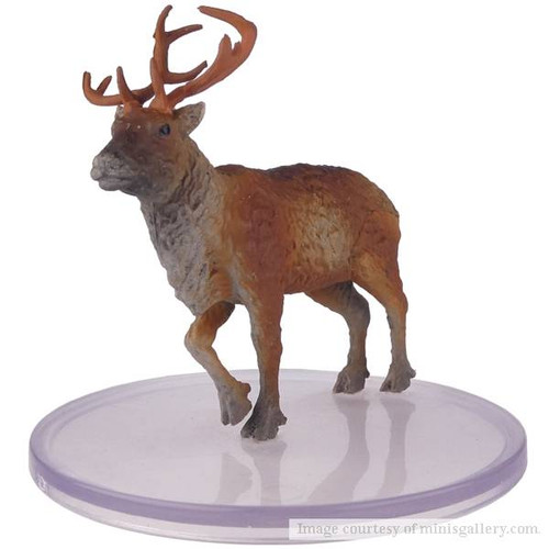 Reindeer Dungeons & Dragons miniature from the Icons of the Realms Icewind Dale - Rime of the Frostmaiden set.