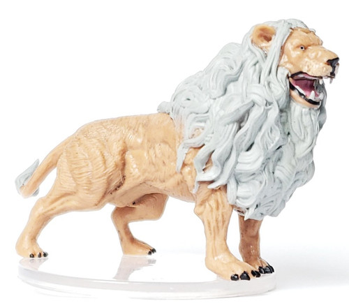 Fleecemane Lion Dungeons & Dragons miniature from the Icons of the Realms Mythic Odysseys of Theros set.