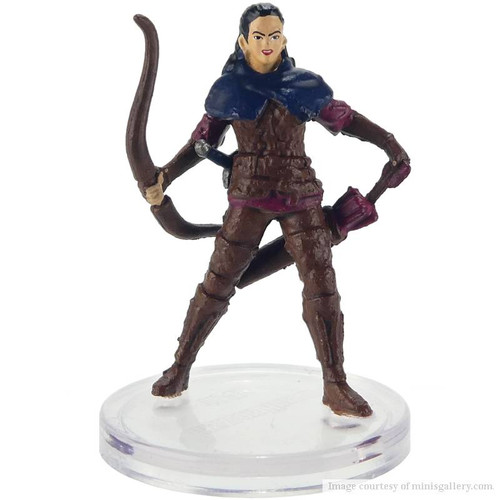 Ansalon Human (C) female archer miniature from Dungeons & Dragons Icons of the Realms: Dragonlance: Shadow of the Dragon Queen set.