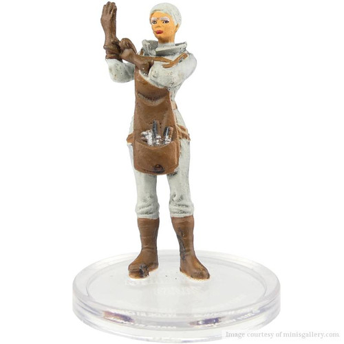 Dr. Viktra Mordenheim miniature from Dungeons & Dragons Icons of the Realms: Van Richten's Guide to Ravenloft set.