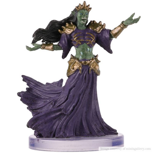 Lich (female) miniature from Dungeons & Dragons Icons of the Realms Monster Manual Collection 2 set.