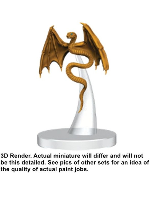 Flying Snake miniature from Dungeons & Dragons Icons of the Realms Adventures in Faerun set.