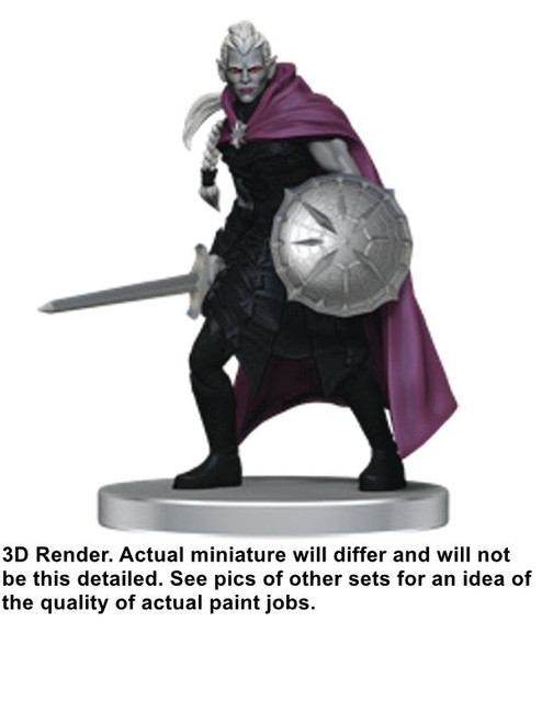Drow Elite Warrior of Lolth miniature from Dungeons & Dragons Icons of the Realms Adventures in Faerun set.