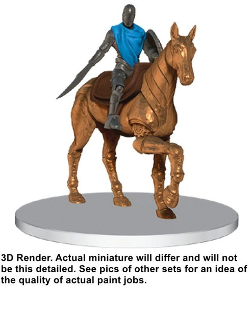Nimblewright Steed with Nimblewright Rider miniature from Dungeons & Dragons Icons of the Realms Adventures in Faerun set.
