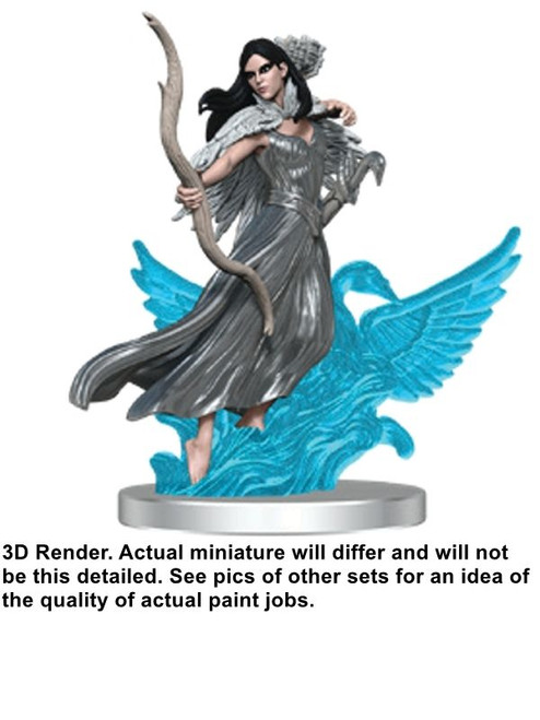 Swanmay miniature from Dungeons & Dragons Icons of the Realms Adventures in Faerun set.