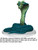 Guardian Naga (turquoise and green) miniature from Dungeons & Dragons Icons of the Realms Adventures in Faerun set.