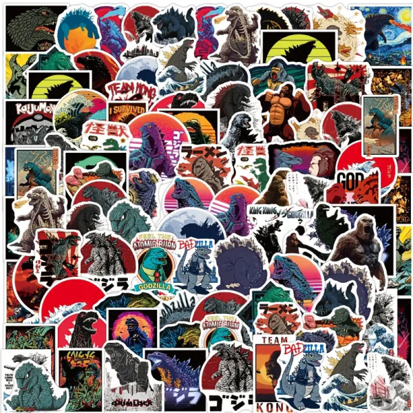 GODZILLA 50 Piece Sticker Collection FantaCo Publications