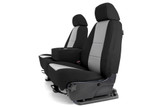 Sof-Touch Imitation Leather  - Black with Medium Gray Inserts - Side View