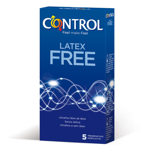 Control sin látex latex free 5 UDS