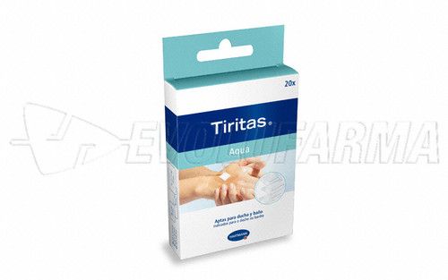 Hartmann tiritas aqua. 20 UDS. 3 tamaños.