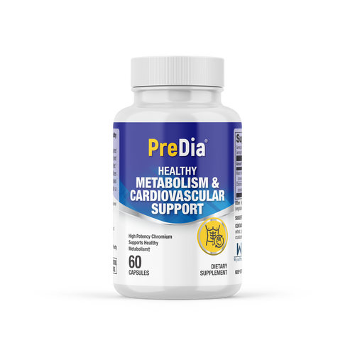 PreDia - Healthy Metabolism & Cardiovascular Support Health - (Chromium 200mcg) - CLEARANCE *FINAL SALE*