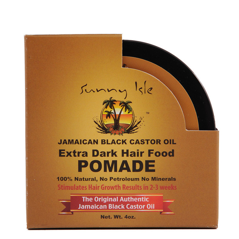 Sunny Isle Jamaican Black Castor Oil EXTRA DARK Hair Food Pomade 4Oz