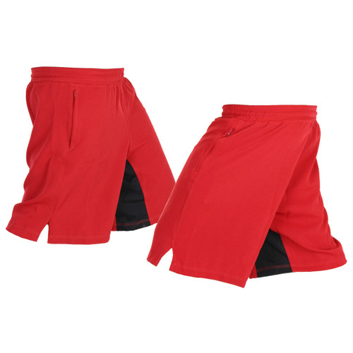 Red Athletic Shorts designed for Crossfit