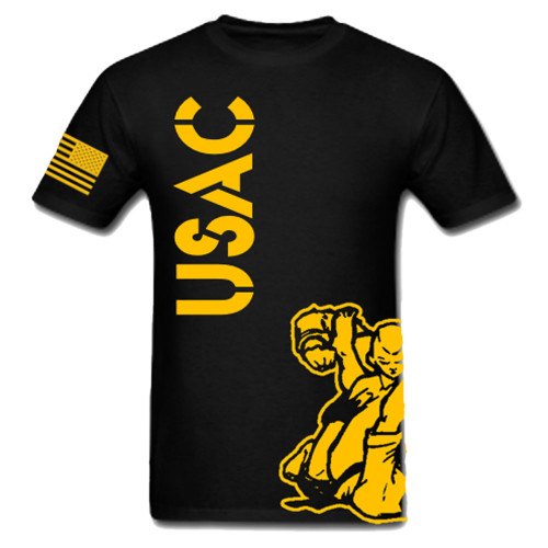 Black and Gold USAC Fight Shirt