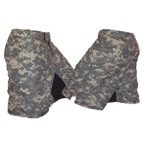 Full ACU Camouflage MMA Fight Shorts