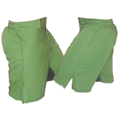 Solid Colored Blank MMA Shorts - Green
