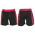 Black and Pink Striped Female MMA Shorts - CLEARANCE