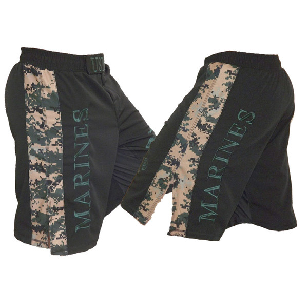 USMC MARPAT Digi Cam Stripe Fight Shorts