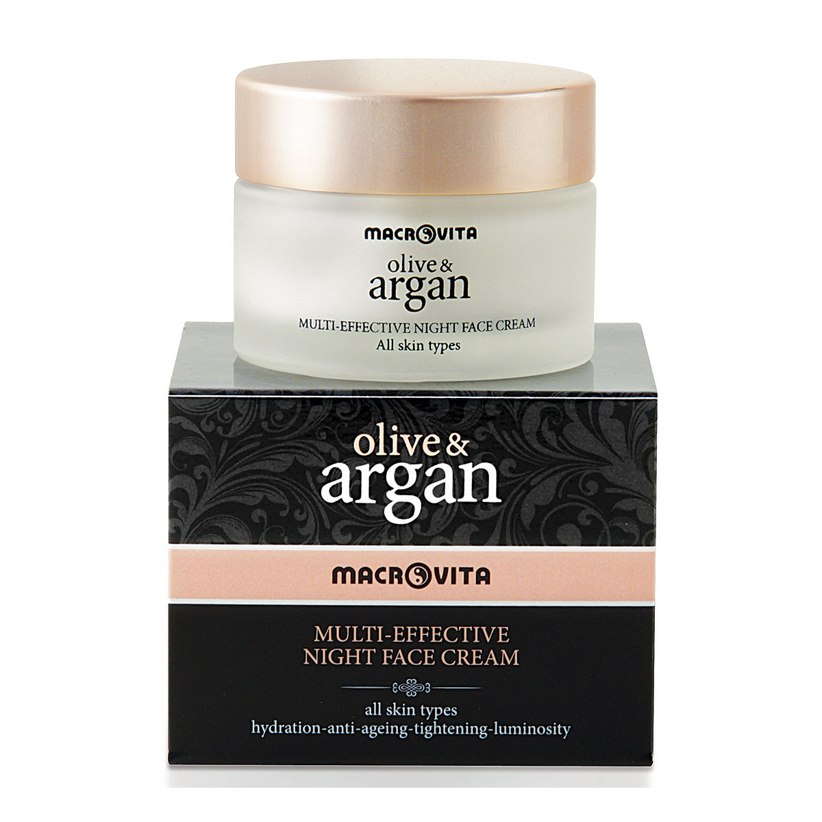 Argan Night Face Cream Mocmarket Macrovita & Olivelia Cosmetics