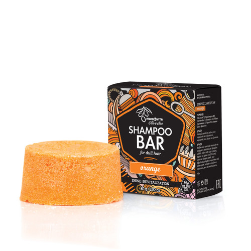 Shampoo bar Orange for dull hair Olivelia