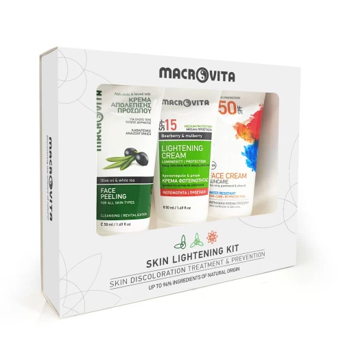 Face Peeling – Lightening Cream SPF15 – Suncare Face Cream SPF50