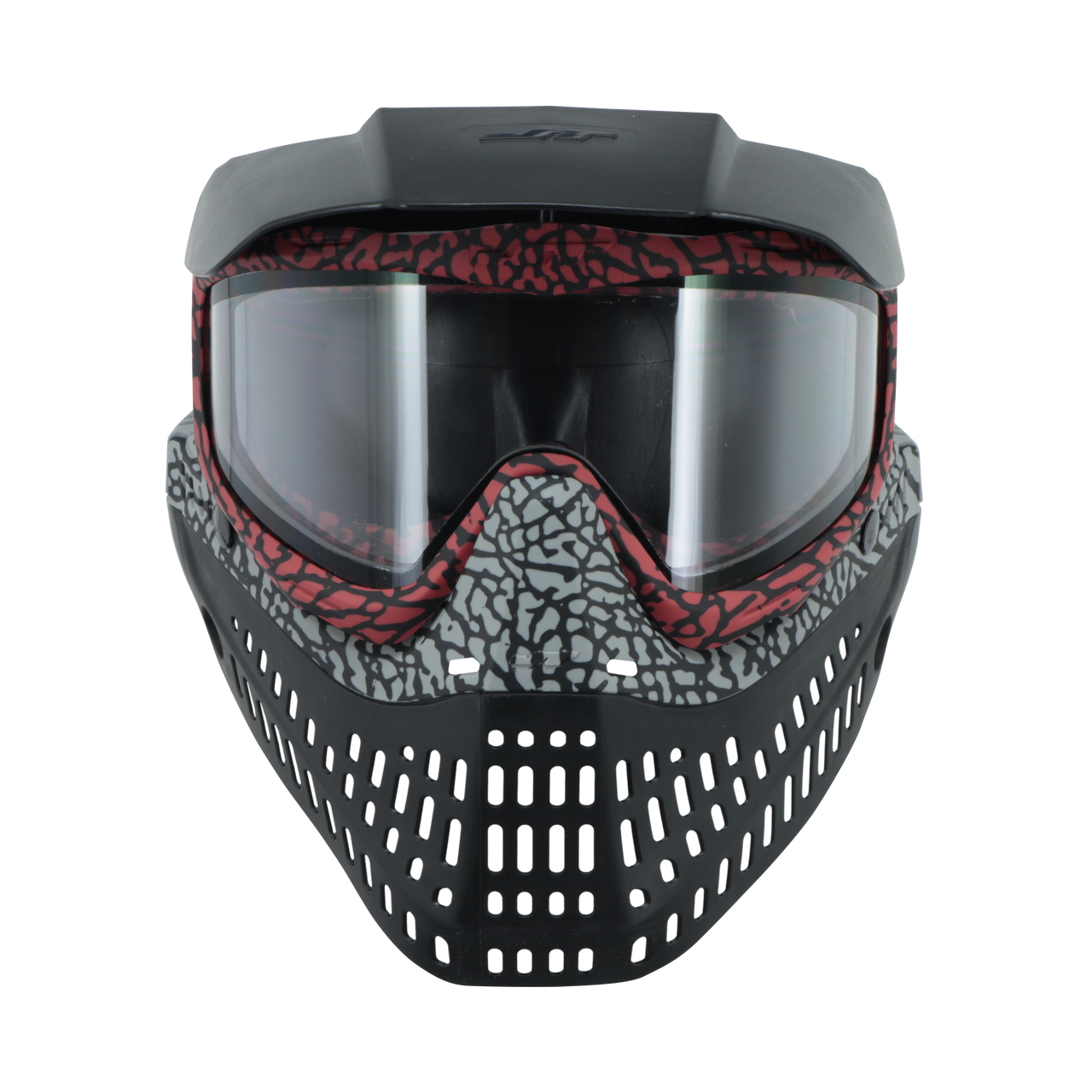 JT Spectra ProFlex Mask LE Ice Series Red w/ Clear Lens