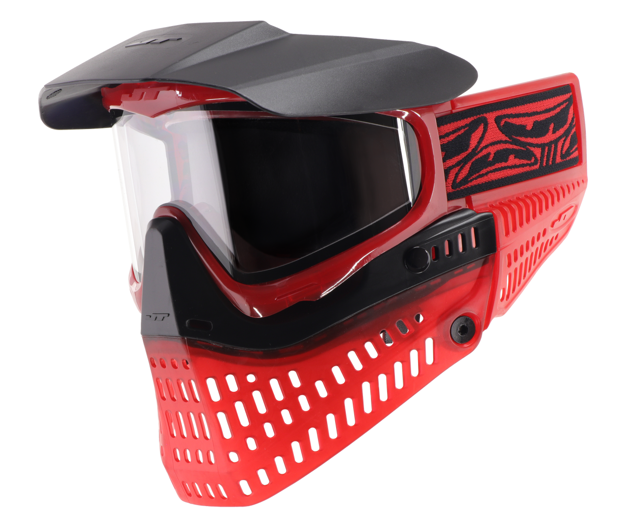 JT Paintball Proflex Mask - LE ICE Series - Red