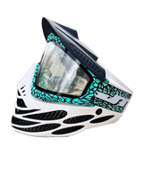 JT Paintball Flex 8 SE Teal Mastodon -  Reverse White Black