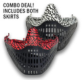 white red combo mastodon JT paintball skirt deal